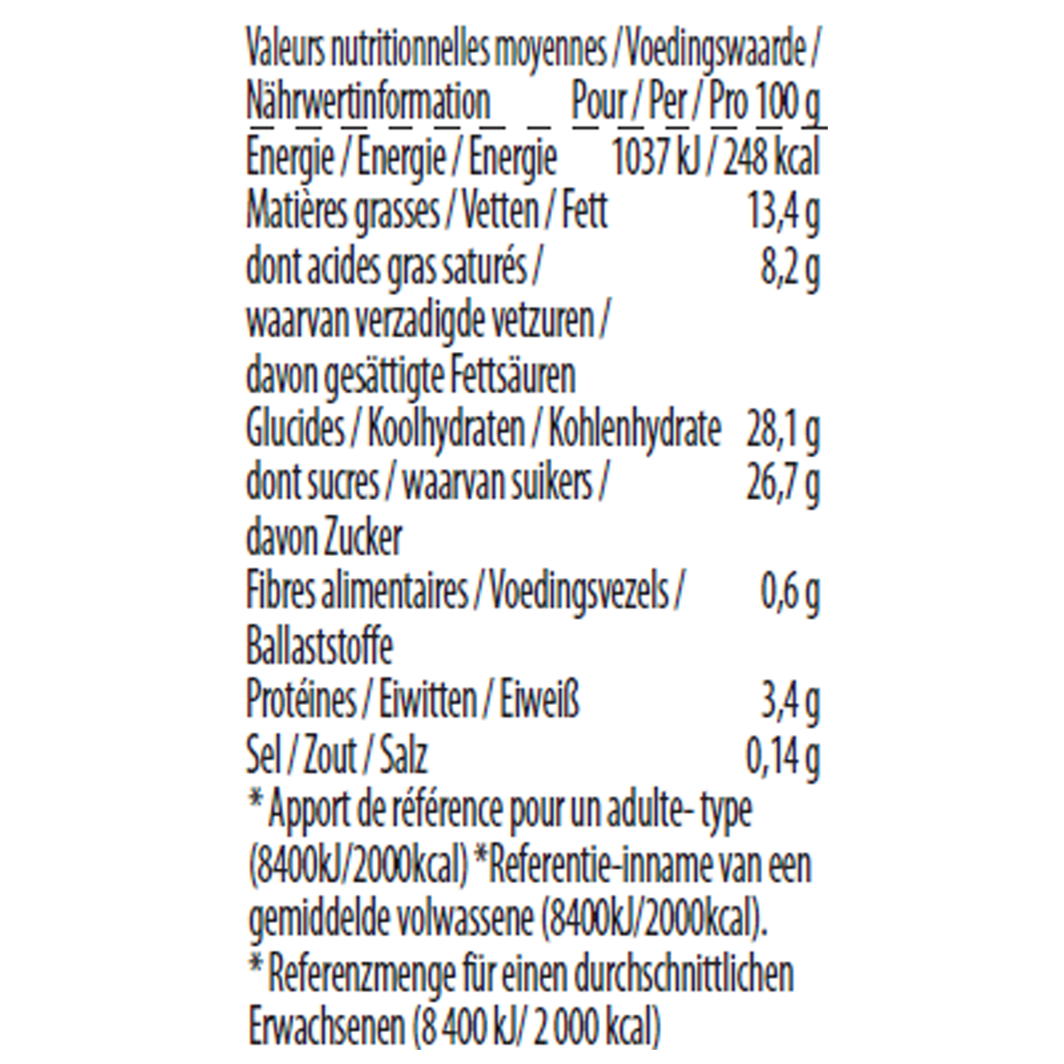 mango and raspberry minicup nutritation