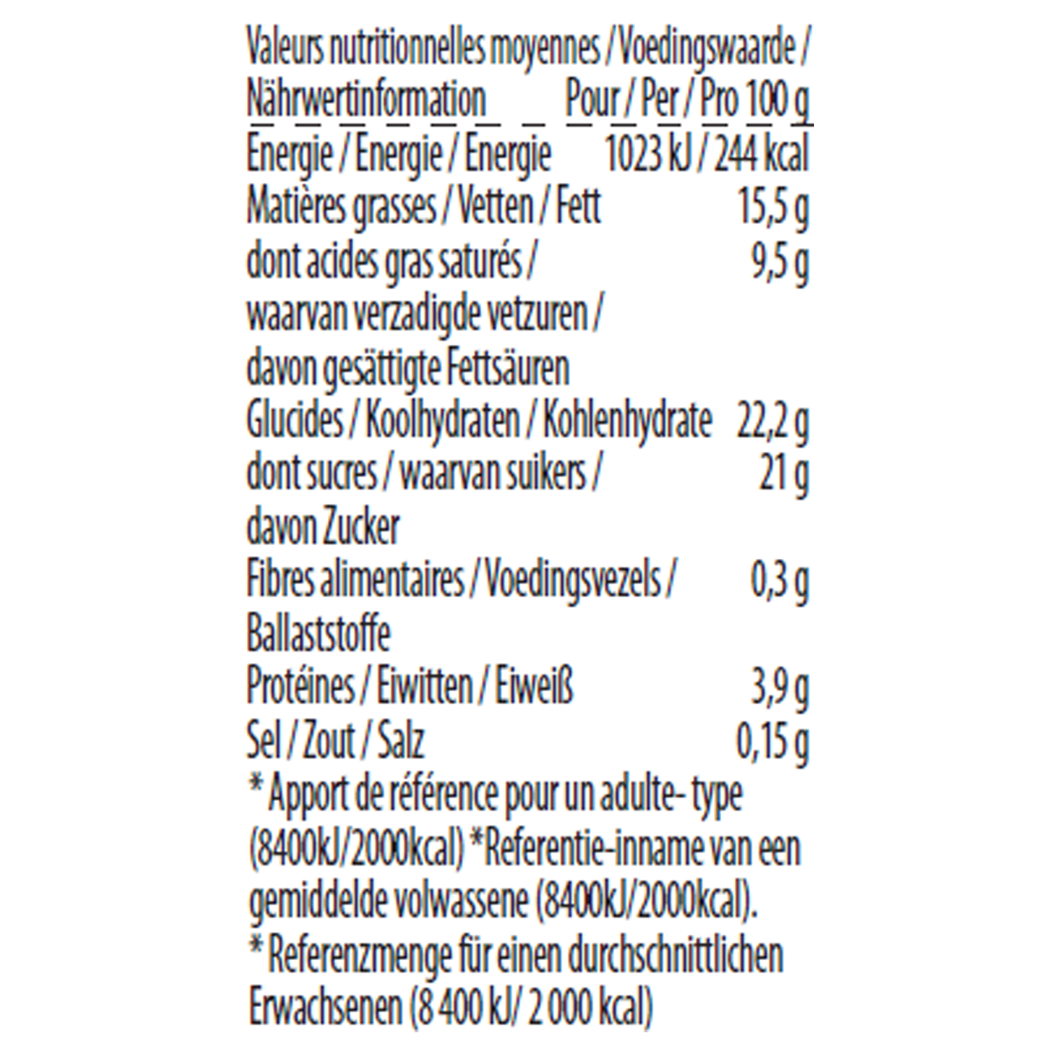 strawberries and cream minicup nutritation
